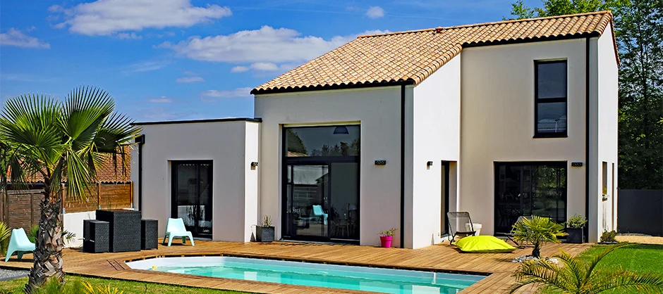 Maison contemporaine construite à vertou